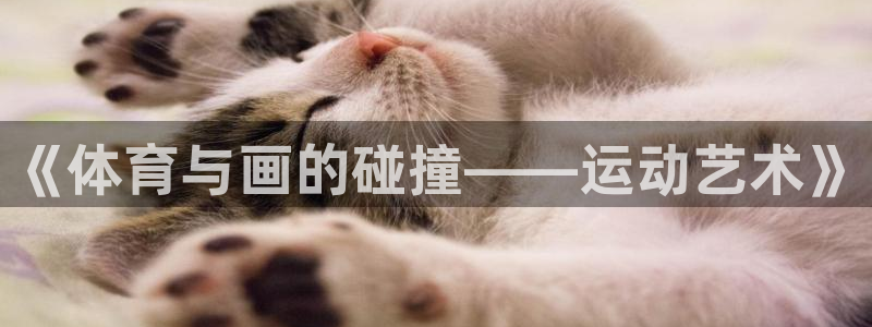 注册J9官方正版app：《体育与画的碰撞——运动艺术